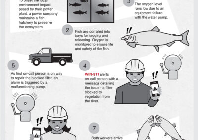 Win911 Fish Hatchery Infographic
